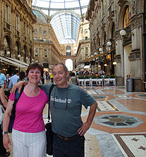 Vittorio Daino during the city tour