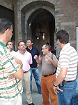 Vittorio Daino during the city tour